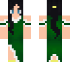green dress