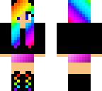 rainbow girl
