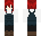 dark blue overalls