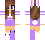 hologirl613 bunny skin in minecraft