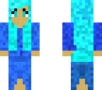blue girl