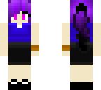 purple or blue party girl