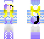 blond and blue ombre yang