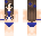 blue bikini