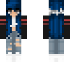 blue hair girl