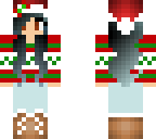 cute girl in a christmas sweater