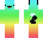 edited rainbow wolf