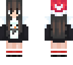 kawaii christmas snowman girl