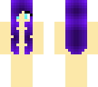 purple hair template