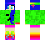 rainbow creeper wing boots girl