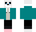 saneeees with teal jacket