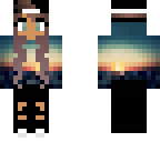 sunset girl