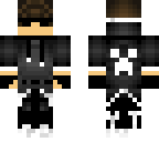 white black hoodie