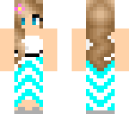 beautiful aqua dress girl