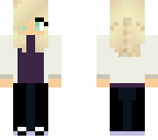 blonde girl with short hair