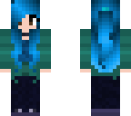 blue girl