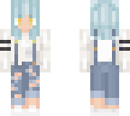blue hair