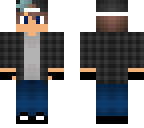 blue hair boy my minecraft skin
