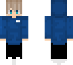 blue hoodie