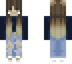blue tumblr girl