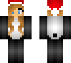 christmas and holiday panda girl
