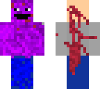 purple guy spraypainted