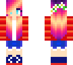 sunset sporty gamer girl jock wolf