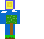 tree on grassblocks
