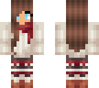 winter brunette