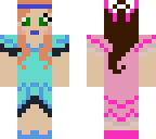 blue and pink jen