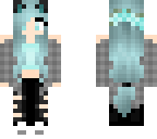 blue neko girl