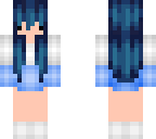 chibi blue girl