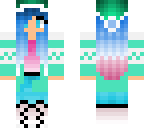 chrismas blue girl gamer 