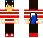 christmas fox with blue tail - no hat