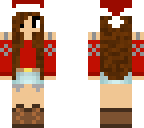 christmas hat girl