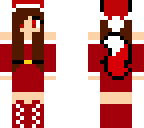 christmas wolf girl