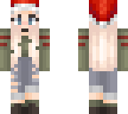 chrstmas girl green and red