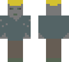 clay zombie yellow hair