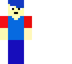 guy with blue hair