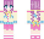 pink haired girl
