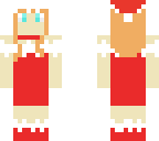 weird christmas skin