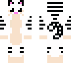 black and white tabby