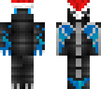 blue christmas dragon