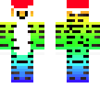 christmass rainbow lion