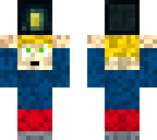 little man holding an enderchest