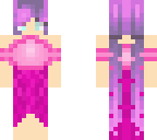 pink dress long hair credit to caztiin for hair