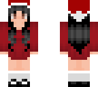 skin edit with christmas hat