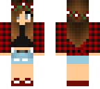 updated girl with flannel
