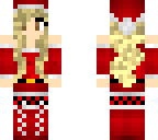 blonde santa
