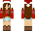 christmas hat girl